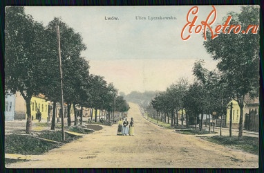 Львов - Львів. Вулиця Личаківська - 1906 рік.