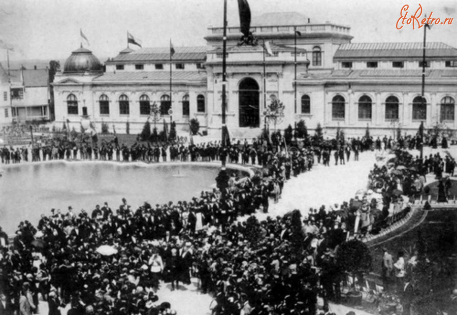 Львов - Львів.  Урочисте  відкриття Загальної  Крайової виставки 5 червня 1894 року.