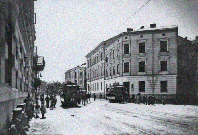 Львов - Львів.  Вулиця  Зиблікевича у 1894 році.