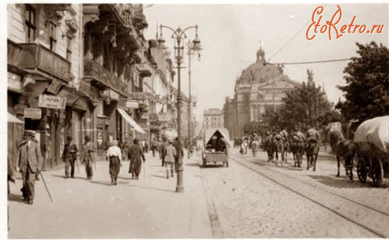 Львов - Львів на фото Першої світової війни.