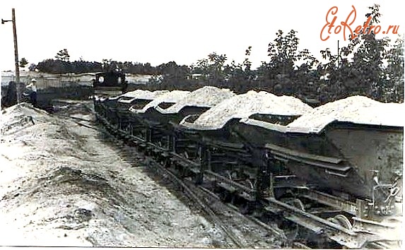 Северодонецк - Доставка песка с карьера на завод ЖБИ.1958 г.