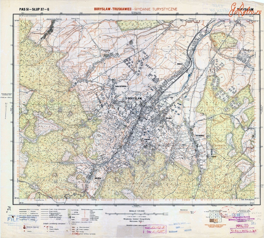 Борислав - Борислав карта міста
