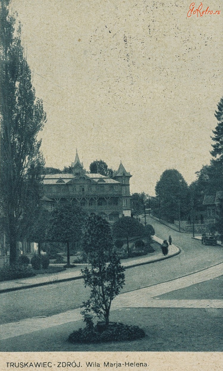 Трускавец - Трускавець  сквер біля парку. 1929р.