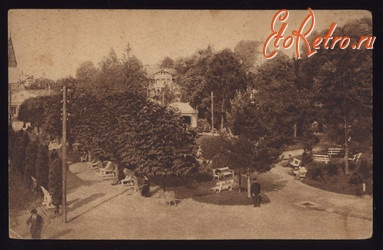 Трускавец - Трускавець. Курортний парк -1920 рік.