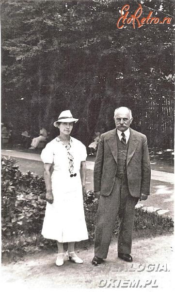 Трускавец - Трускавець. Марія і Зигмунт Герич на відпочинку - 1938 рік.