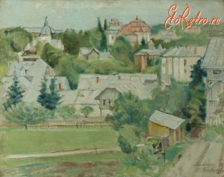 Трускавец - Трускавець. Мал. Зигмунт  Калиські (1880-1968).