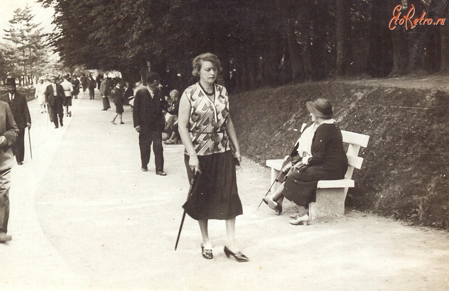 Трускавец - Ірена Забелло в Трускавці. 1931 рік.