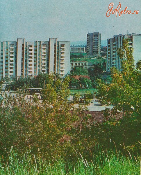 Трускавец - Курорт Трускавец  в 1980-х . Новые жилые кварталы.