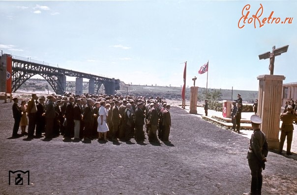 Запорожье - Открытие восстановленного моста через Новый Днепр