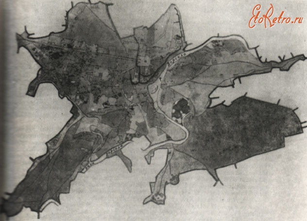 Кобеляки - План города 1871 года