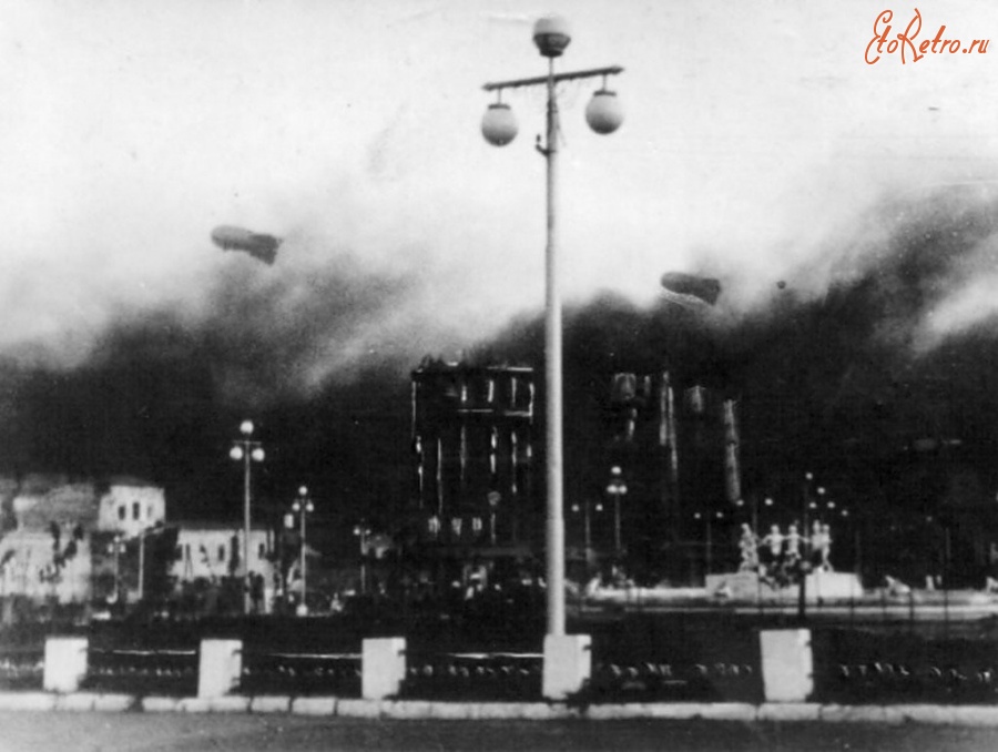 Волгоград - Сталинград в огне. Август 1942 года.