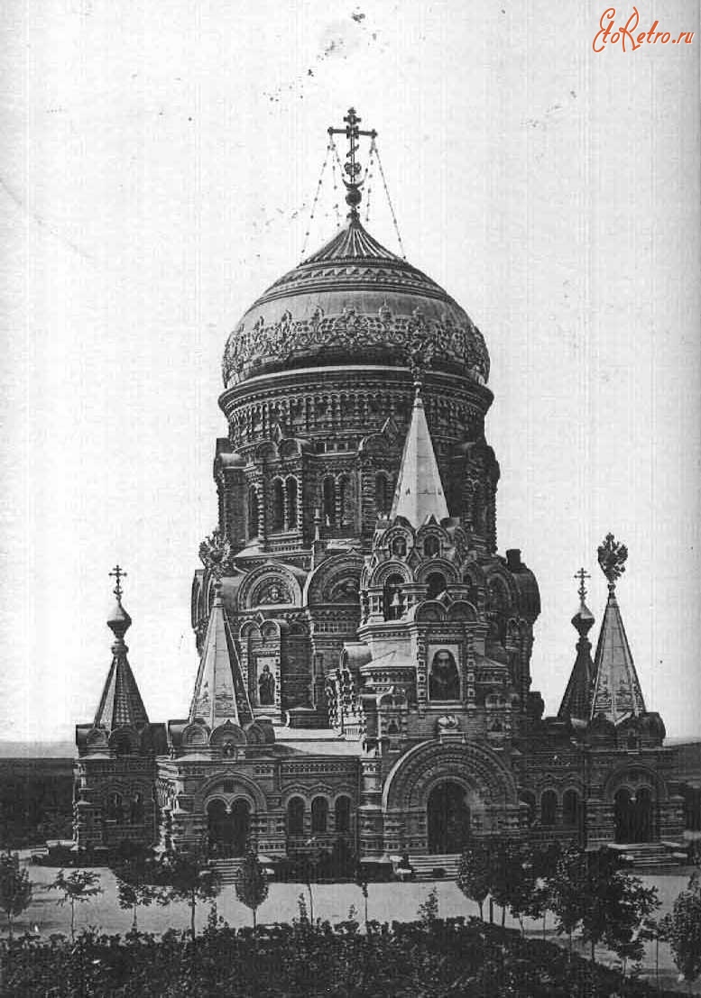 Змиёв - Храм Христа-спасителя в Борках, Российская Империя.