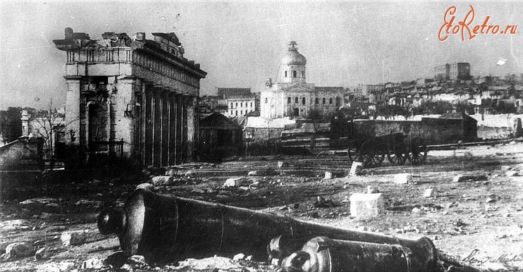 Севастополь - Перед уходом англо-французских войск: