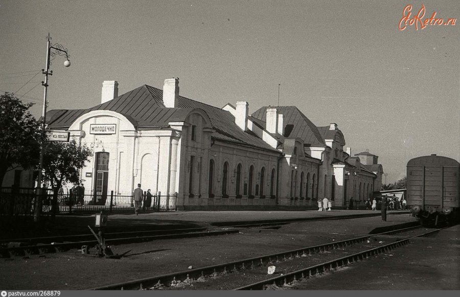 Молодечно - Железнодорожный вокзал Молодечно (вид со стороны путей)