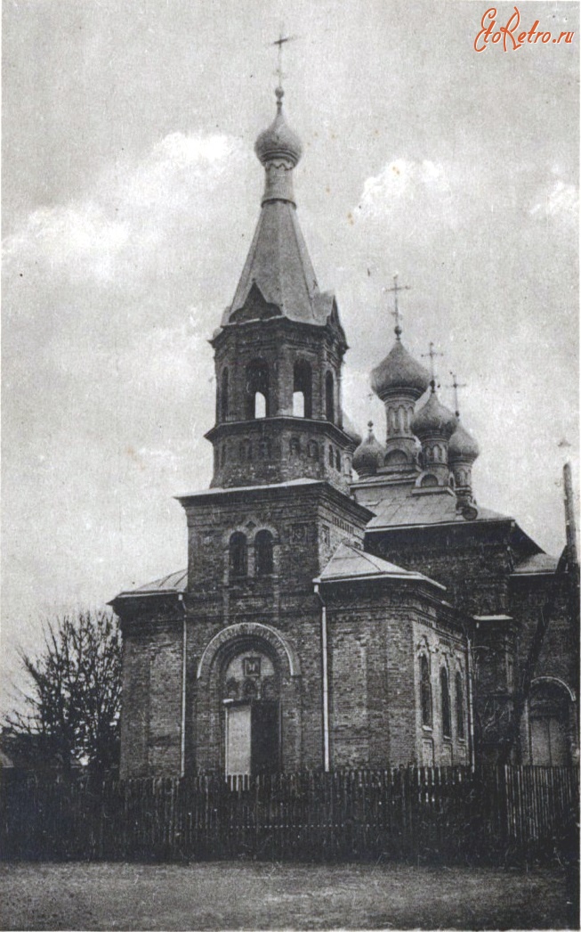 Лунинец - Свято-Крестовоздвиженская церковь - православный храм в Лунинце .