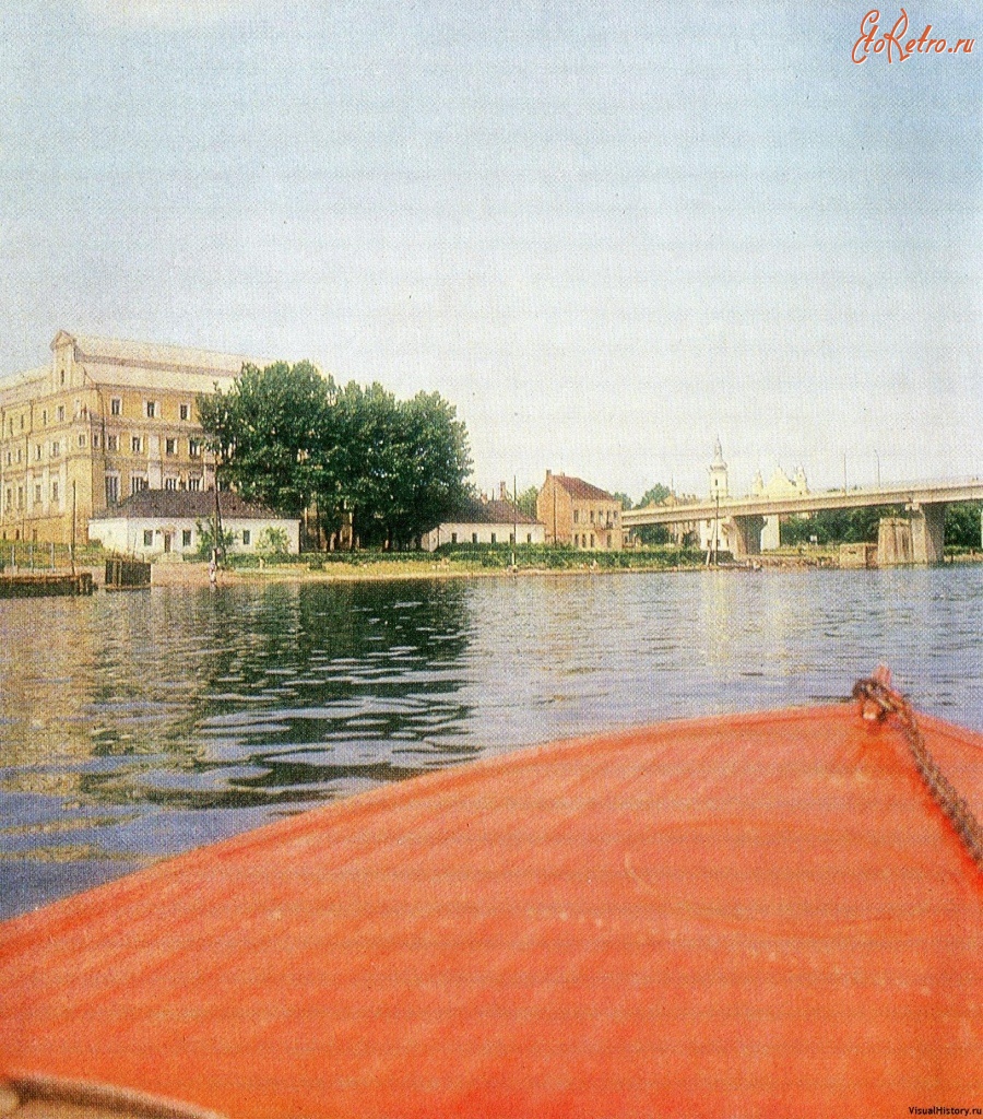 Пинск - 1975. Пинск — хорошо летним днем на реке