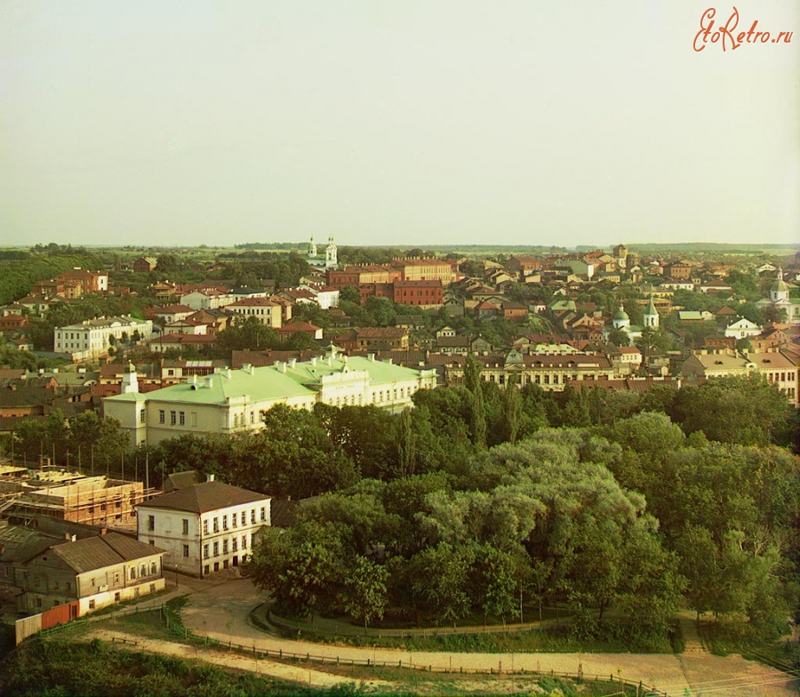 Витебск - Витебск. Общий вид южной части города. 1912