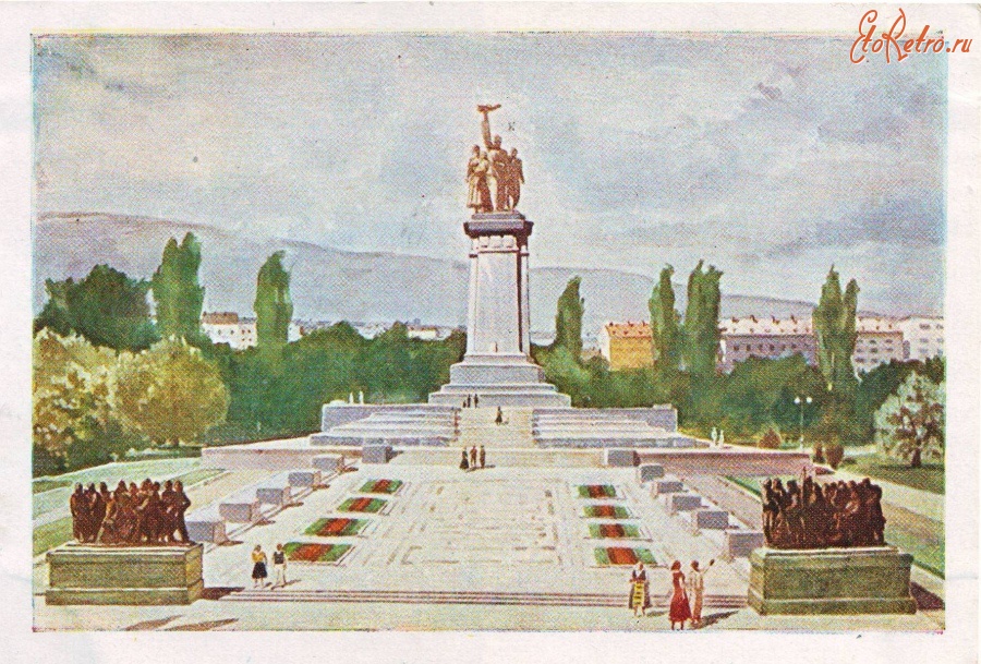 Болгария - Памятник Советской армии в Софии.