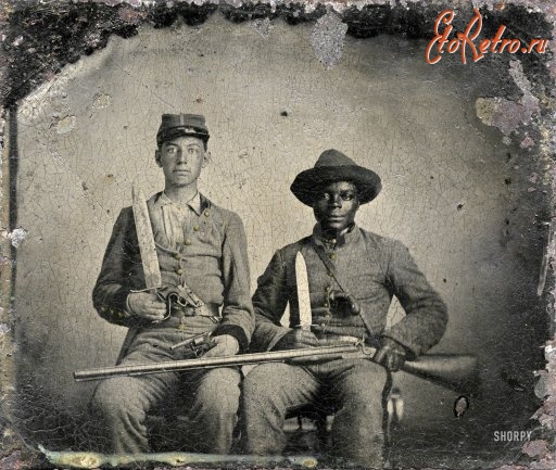 Соединённые Штаты Америки - Сержант Эндрю Чандлер и его слуга Сайлас в армии Кофедерации