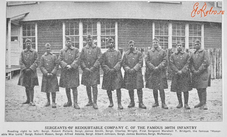 Соединённые Штаты Америки - Сержанты 369-го пехотного полка, 1818-1922