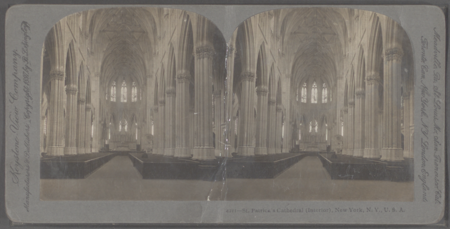 Нью-Йорк - St. Patrick Cathedral, (interior), New York, N.Y. США,  Нью-Йорк (штат),  Нью-Йорк,  Манхеттен