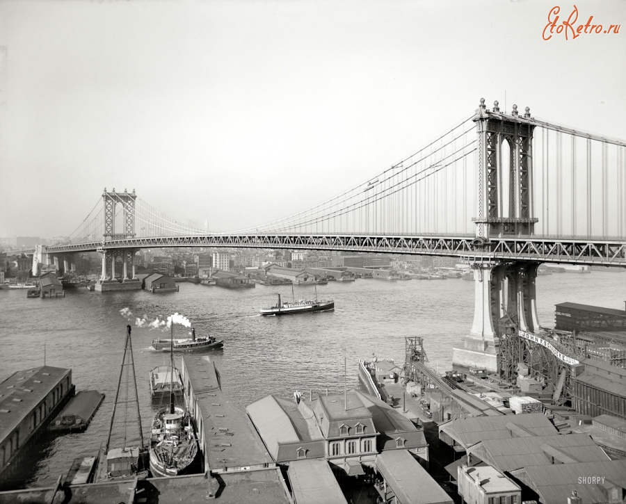 Нью-Йорк - Манхэттенский мост.