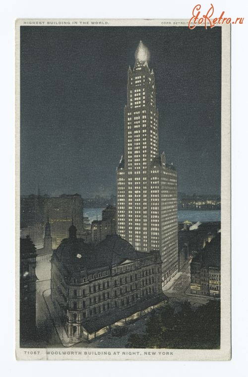 Нью-Йорк - Нью-Йорк. Башни. Вулворт Билдинг, 1913