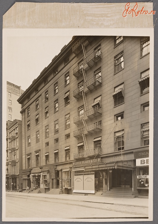 Нью-Йорк - Бродвей. Дом Астор, 1912