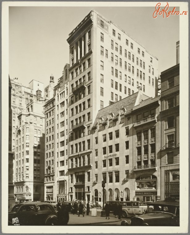 Нью-Йорк - Манхэттен. Пятая авеню, 53-я и 54-я улицы, 1930-1935