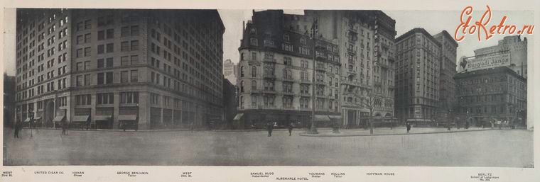Нью-Йорк - Манхэттен. Пятая авеню и 23-я Западная ул., 1911