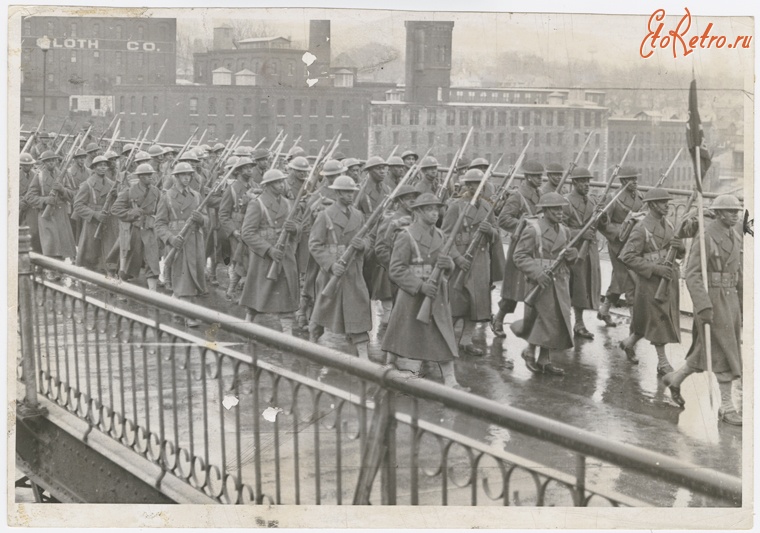 Нью-Йорк - 369-й Гарлемский пехотный полк. Нью-Йорк, 1917