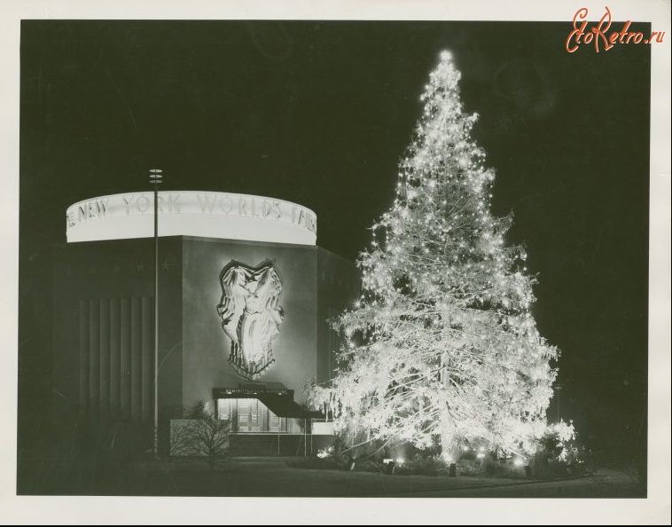 Нью-Йорк - Рождественская ёлка на Всемирной выставке