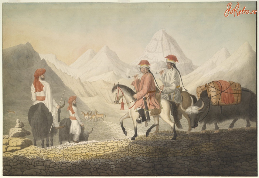 Китай - Британская экспедиция к озеру Мансаровар, 1812