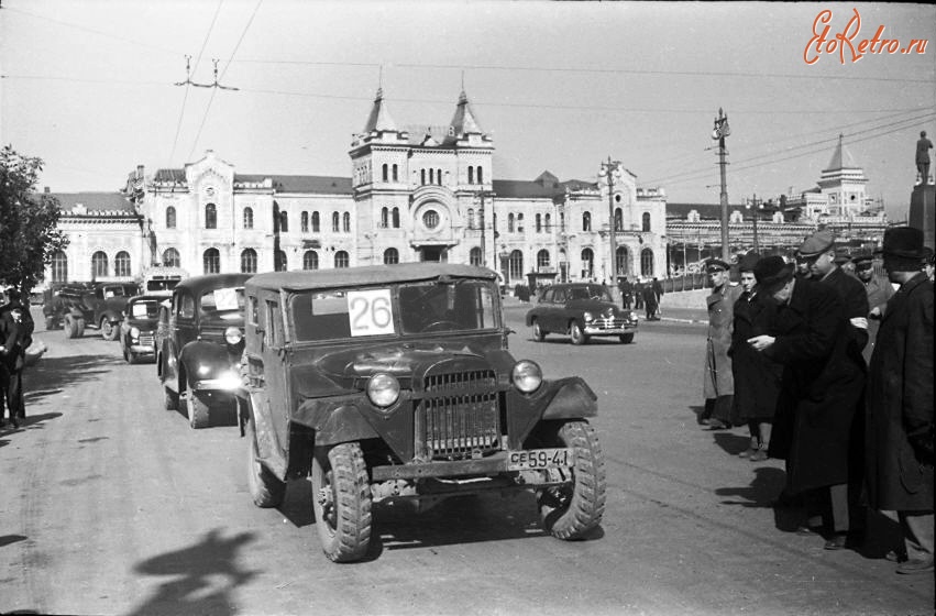 Саратов - Старт автопробега на Привокзальной площади