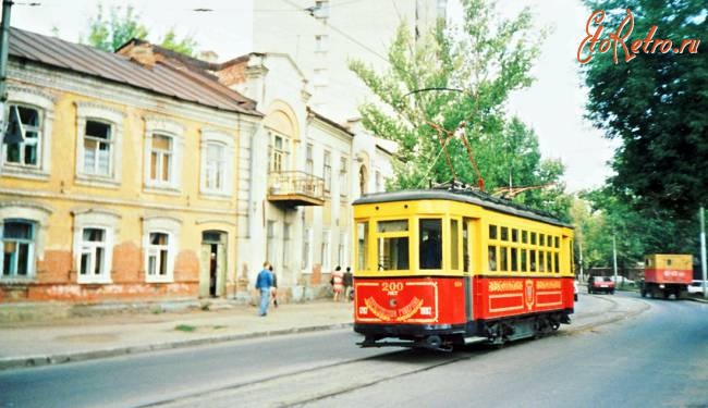 Саратов - Музейный трамвай на Советской улице