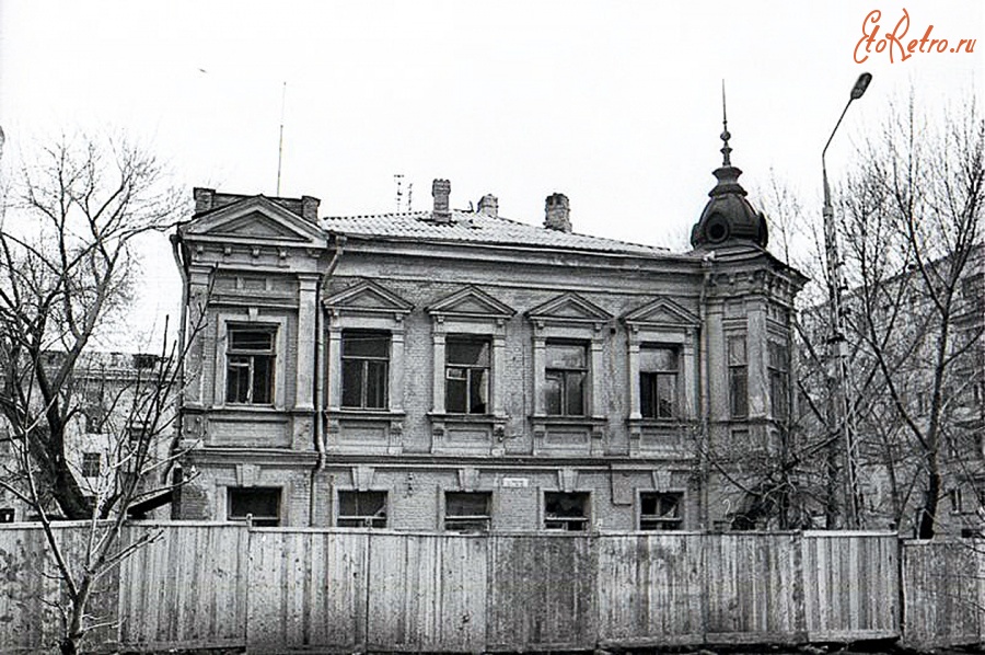 Саратов - Дом на углу улицы Братиславской и Рабочей перед сносом