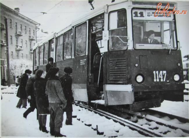Саратов - Пробный пуск первого трамвая 11-го маршрута