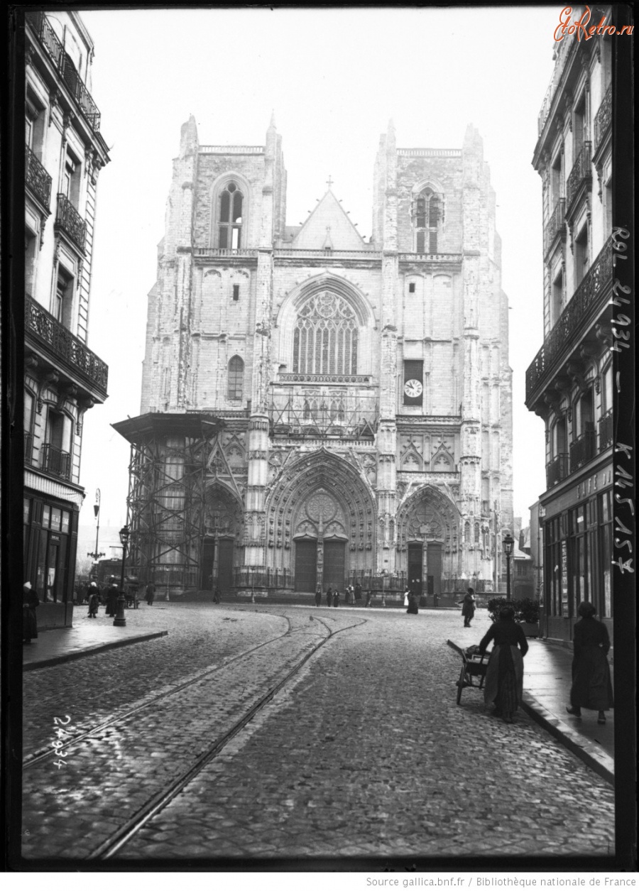 Франция - Нант. Кафедральный собор, 1912