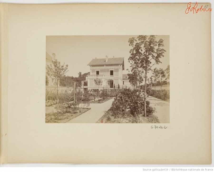 Франция - Канны. Виллы в Ле Монт Шевалье, 1886