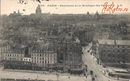 Париж - Панорама горы Ste Genevieve