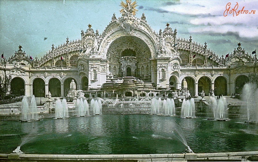 Париж - Paris Exposition: Palace of Electricity and Chateau of Water Франция,  Иль-де-Франс,  Париж