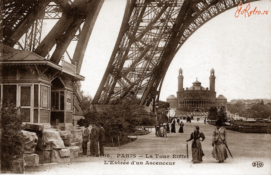 Париж - Всемирная выставка 1889 года проходила в Париже с 6 мая по 31 октября и была приурочена к столетию взятия Бастилии. Франция,  Иль-де-Франс,  Париж