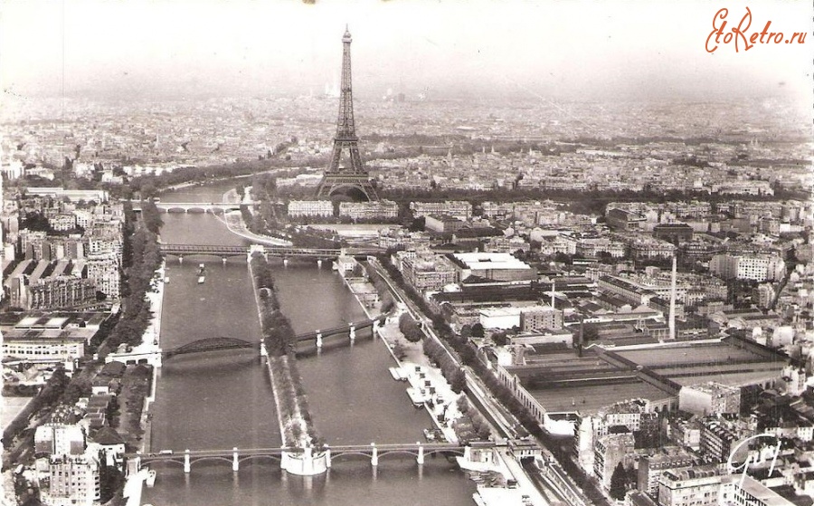 Париж - Панорама Сены. Panorama Франция,  Иль-де-Франс,  Париж