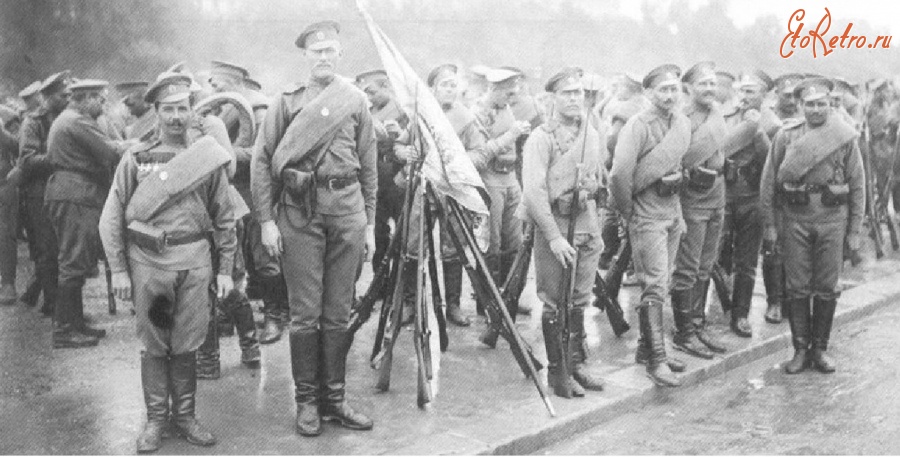 Париж - Париж. Русские воины  на Елисейских полях 14 июля 1916 г.