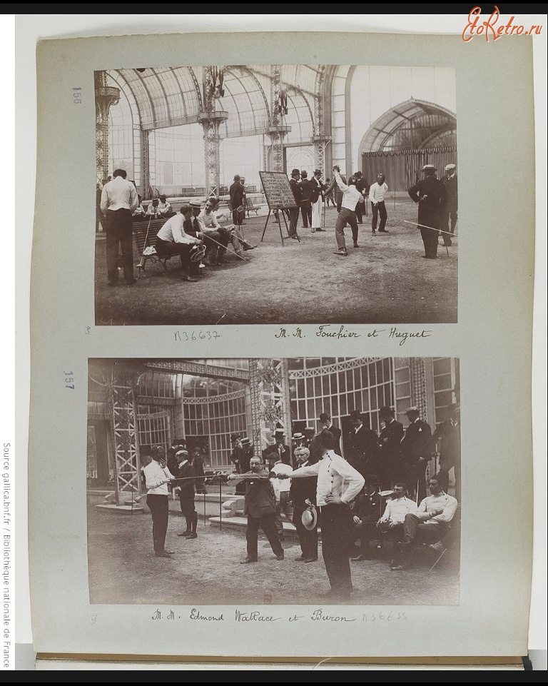 Париж - Турнир по фехтованию  Д' Эпи, 1901