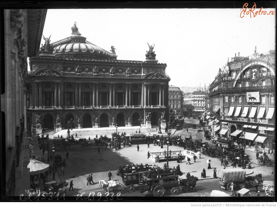 Париж - Гранд Опера и Дворец Гарнье, 1911