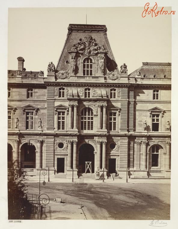 Париж - Новый Лувр, 1857
