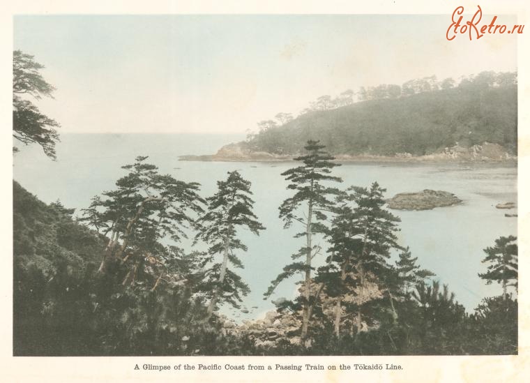 Япония - Вид тихоокеанского побережья Японии, 1910-1919