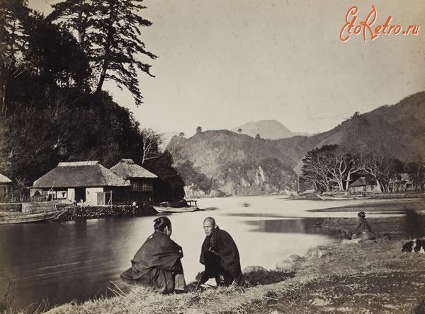 Иокогама - Деревня недалеко от Иокогамы, 1869