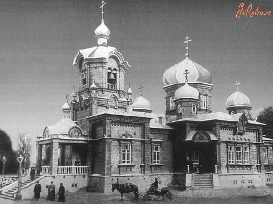 Алма-Ата - Свято-Казанский храм поставлен в память основания алма-атинских поселений (фото 1898 г.)